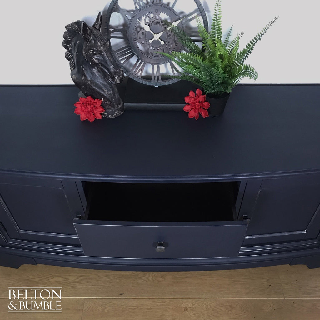 Low Level Navy Blue Sideboard / Entertainment Unit-Belton & Bumble