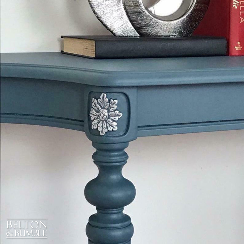 Mid Blue Hallway Console Table-Belton & Bumble