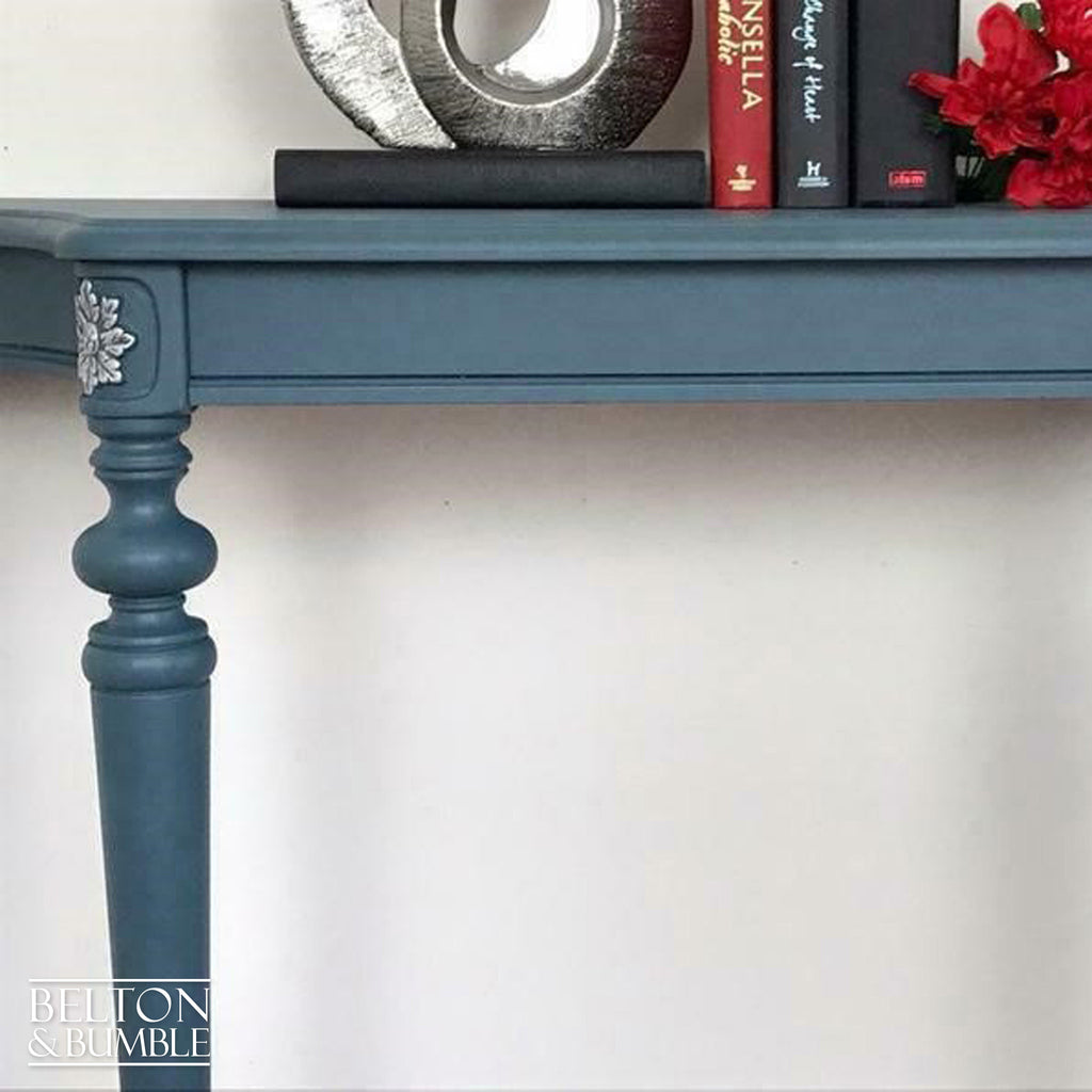 Mid Blue Hallway Console Table-Belton & Bumble