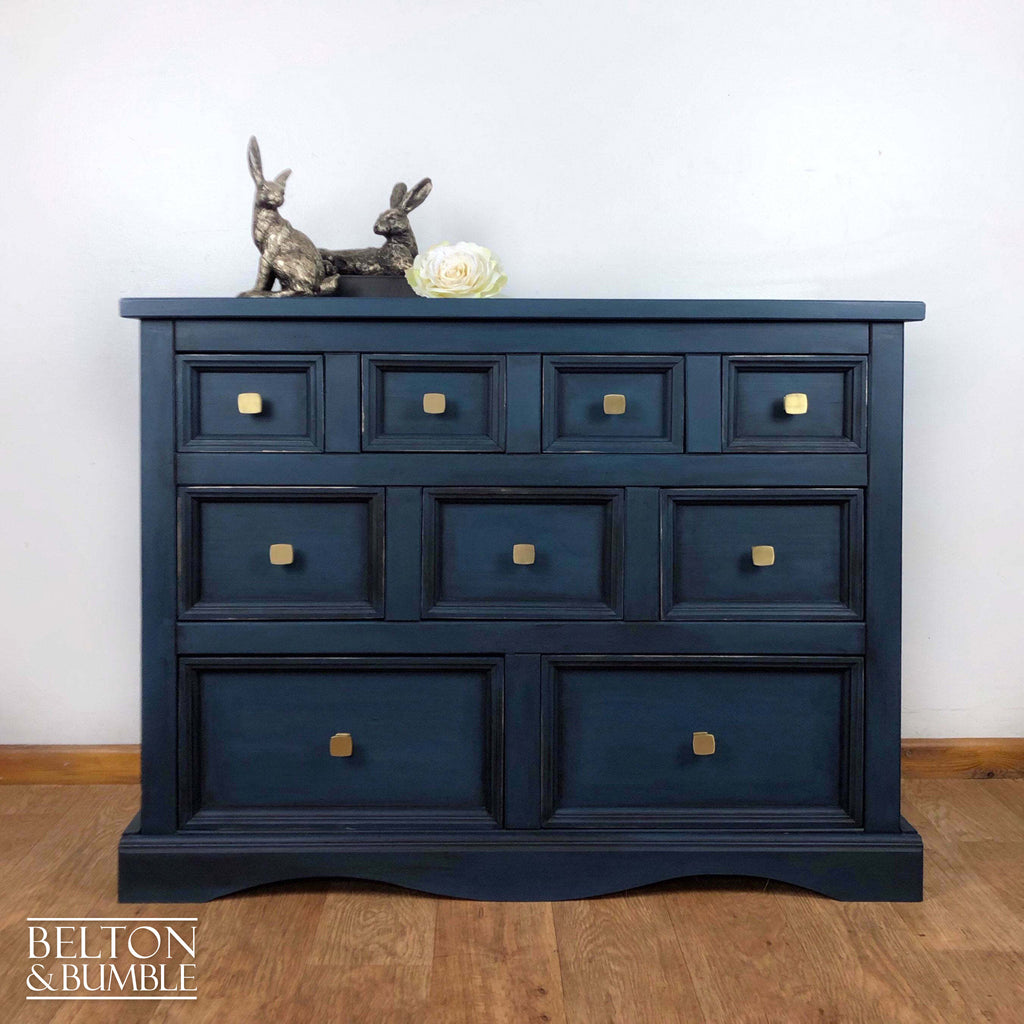 Multi Drawer Chest of Drawers in Blue-Belton & Bumble