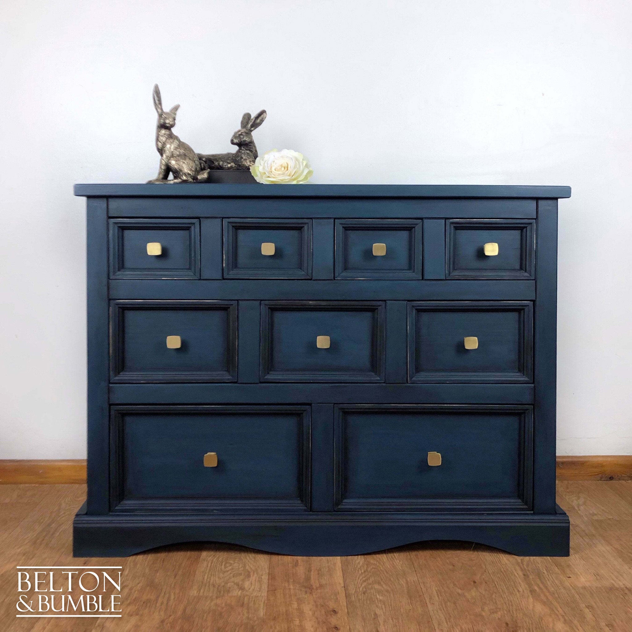 Multi Drawer Chest of Drawers in Blue-Belton & Bumble