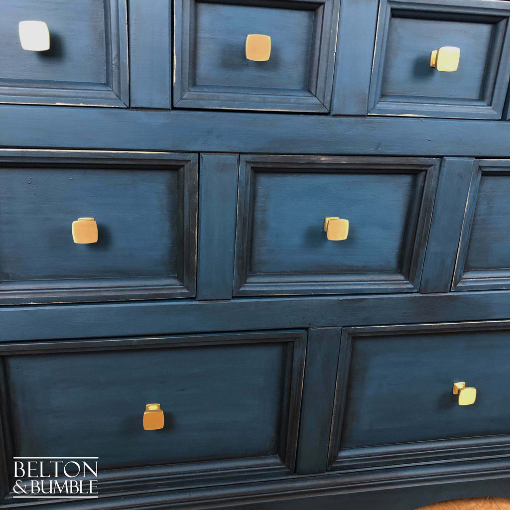 Multi Drawer Chest of Drawers in Blue-Belton & Bumble