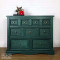 Multi Drawer Chest of Drawers in Green-Belton & Bumble