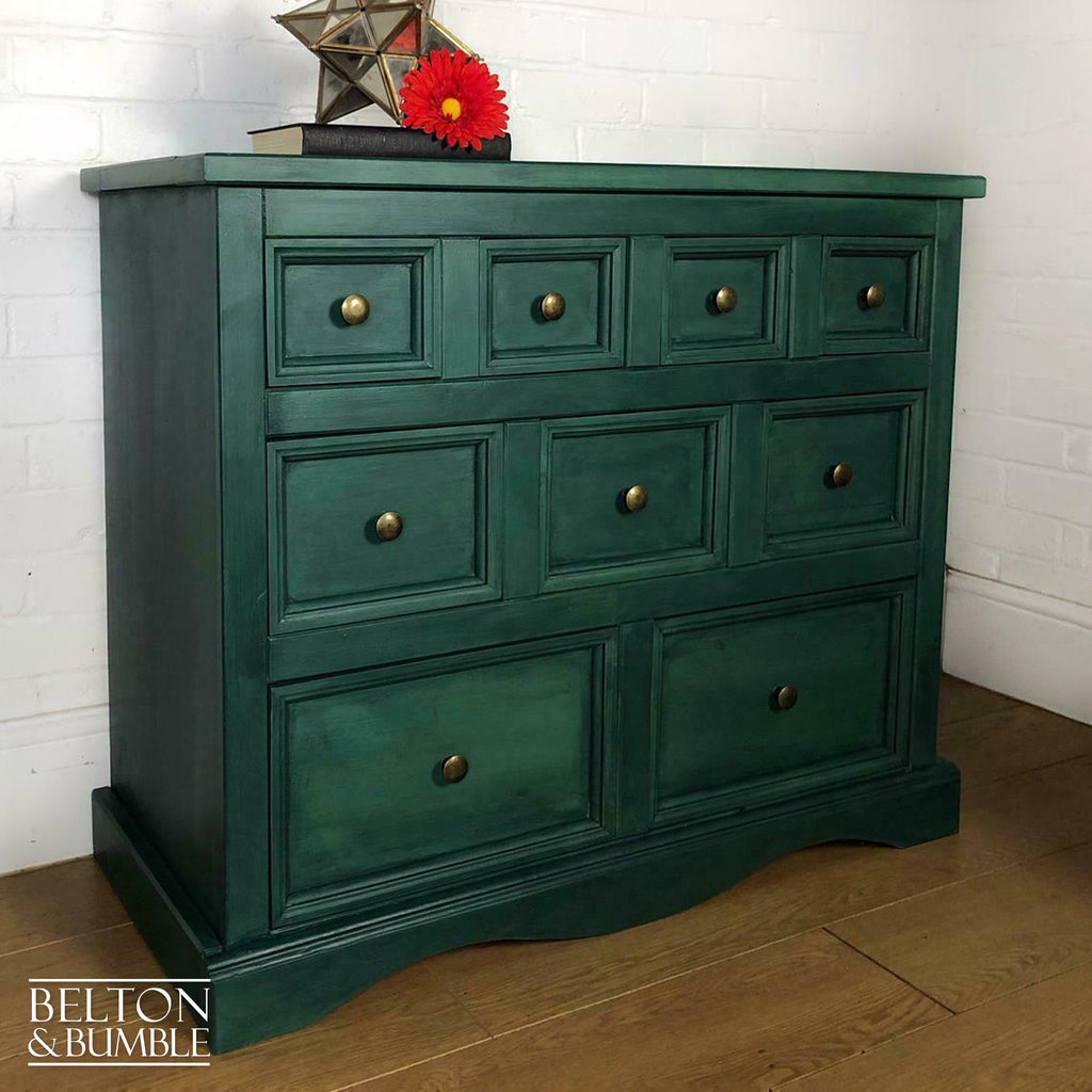 Multi Drawer Chest of Drawers in Green-Belton & Bumble