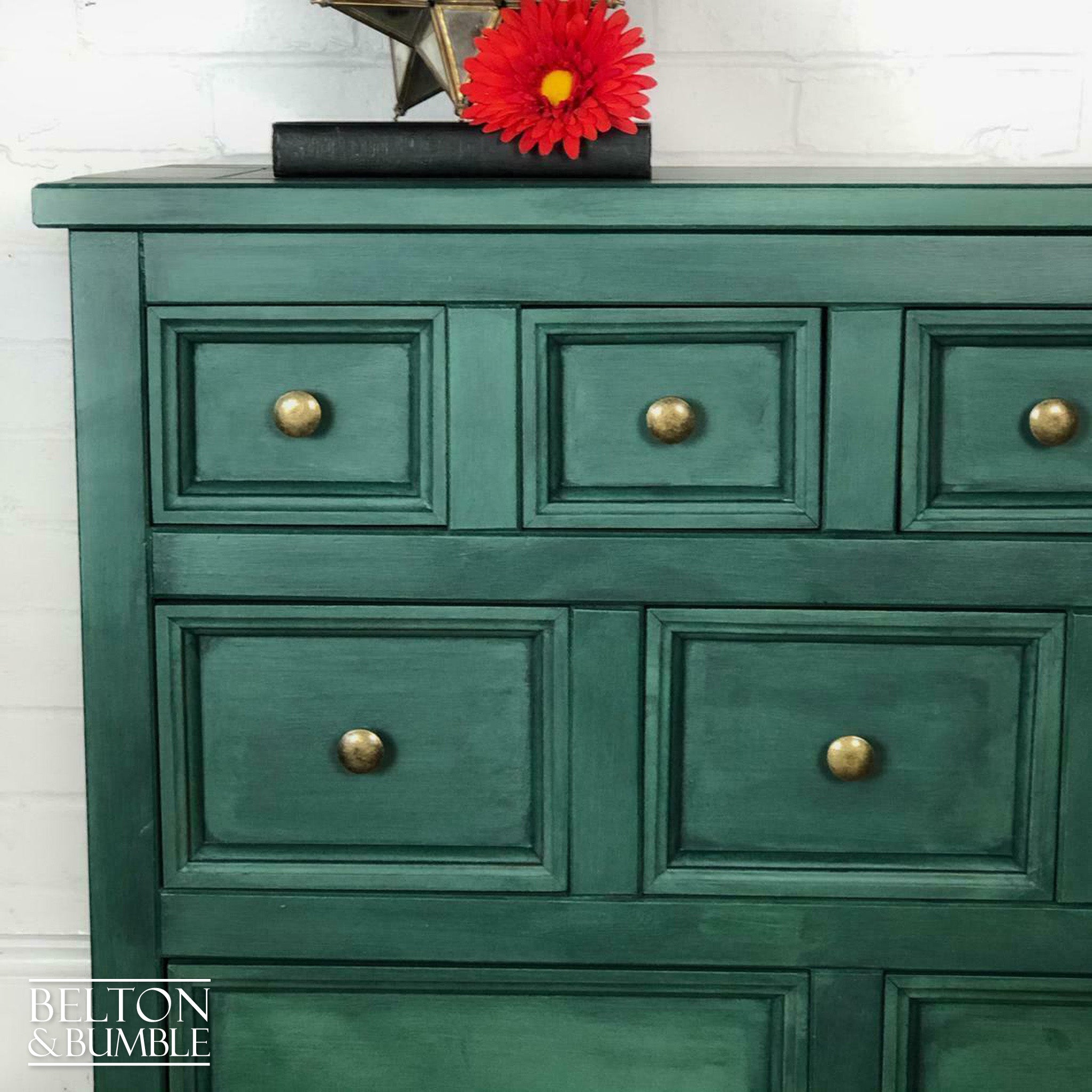 Multi Drawer Chest of Drawers in Green-Belton & Bumble