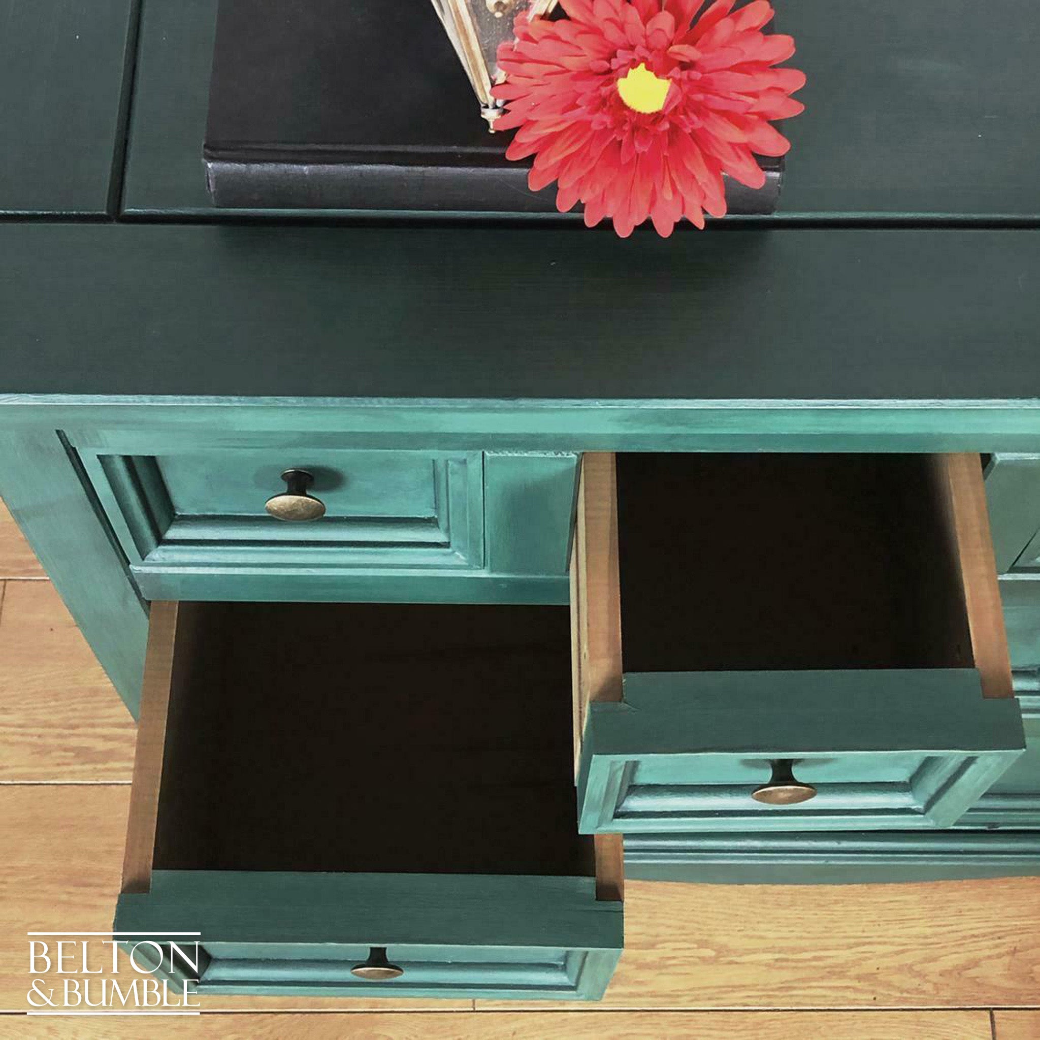 Multi Drawer Chest of Drawers in Green-Belton & Bumble