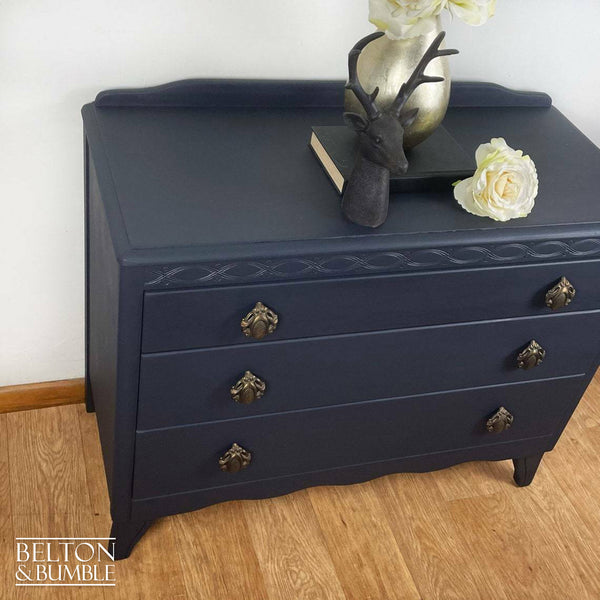 Navy Blue Chest of Drawers by Lebus-Belton & Butler