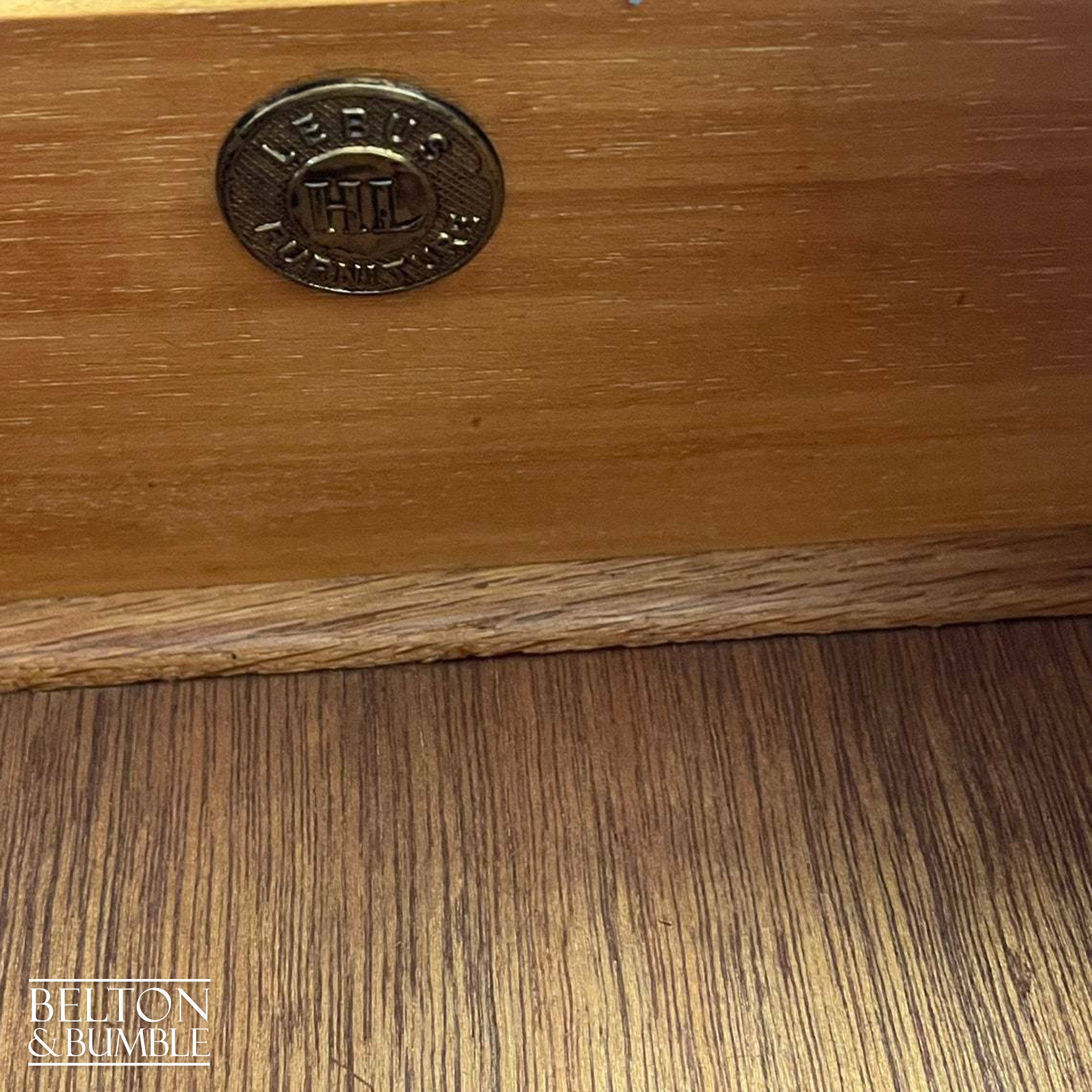 Navy Blue Dressing Table Drawer Set with Mirror by Lebus-Belton & Bumble