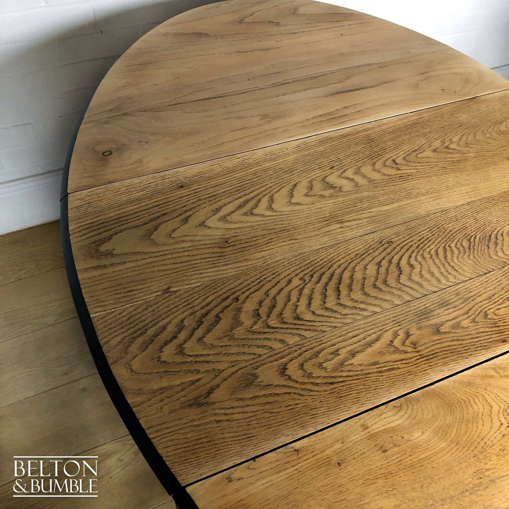 Oak Gate Leg Drop Leaf Dining Table in Green-Belton & Bumble