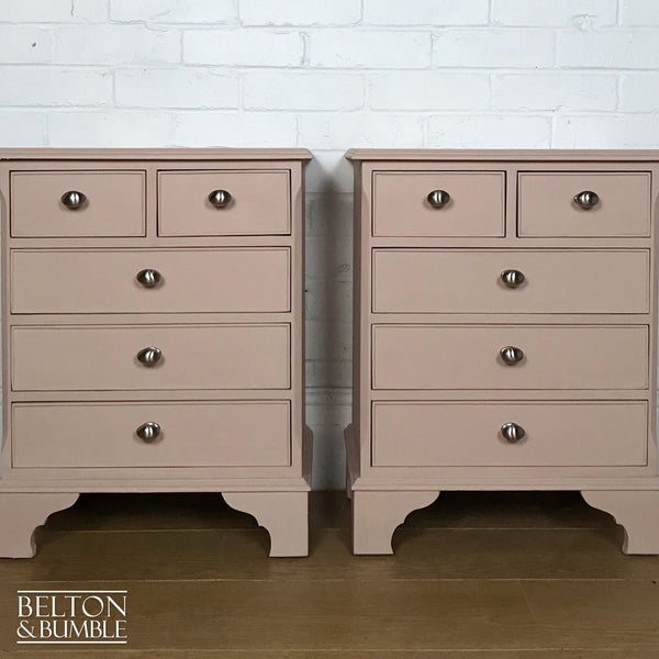 Pale Pink Matching Bedside Drawer Set-Belton & Butler