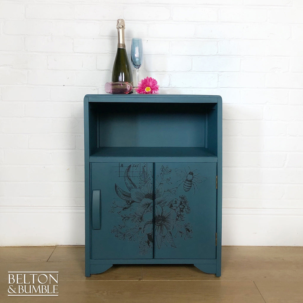 Petite Drinks Cabinet with Bifold Doors and Internal Sensor Light-Belton & Bumble