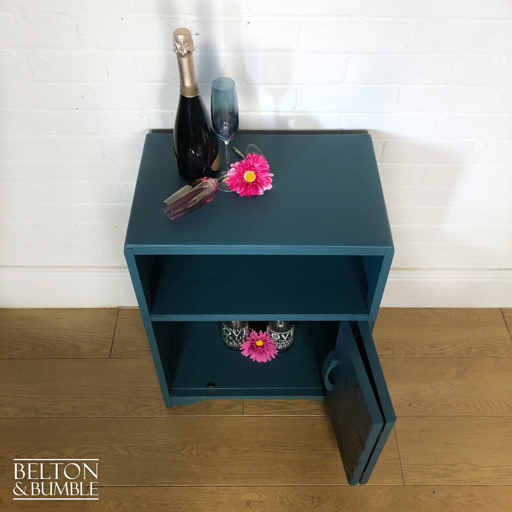 Petite Drinks Cabinet with Bifold Doors and Internal Sensor Light-Belton & Bumble