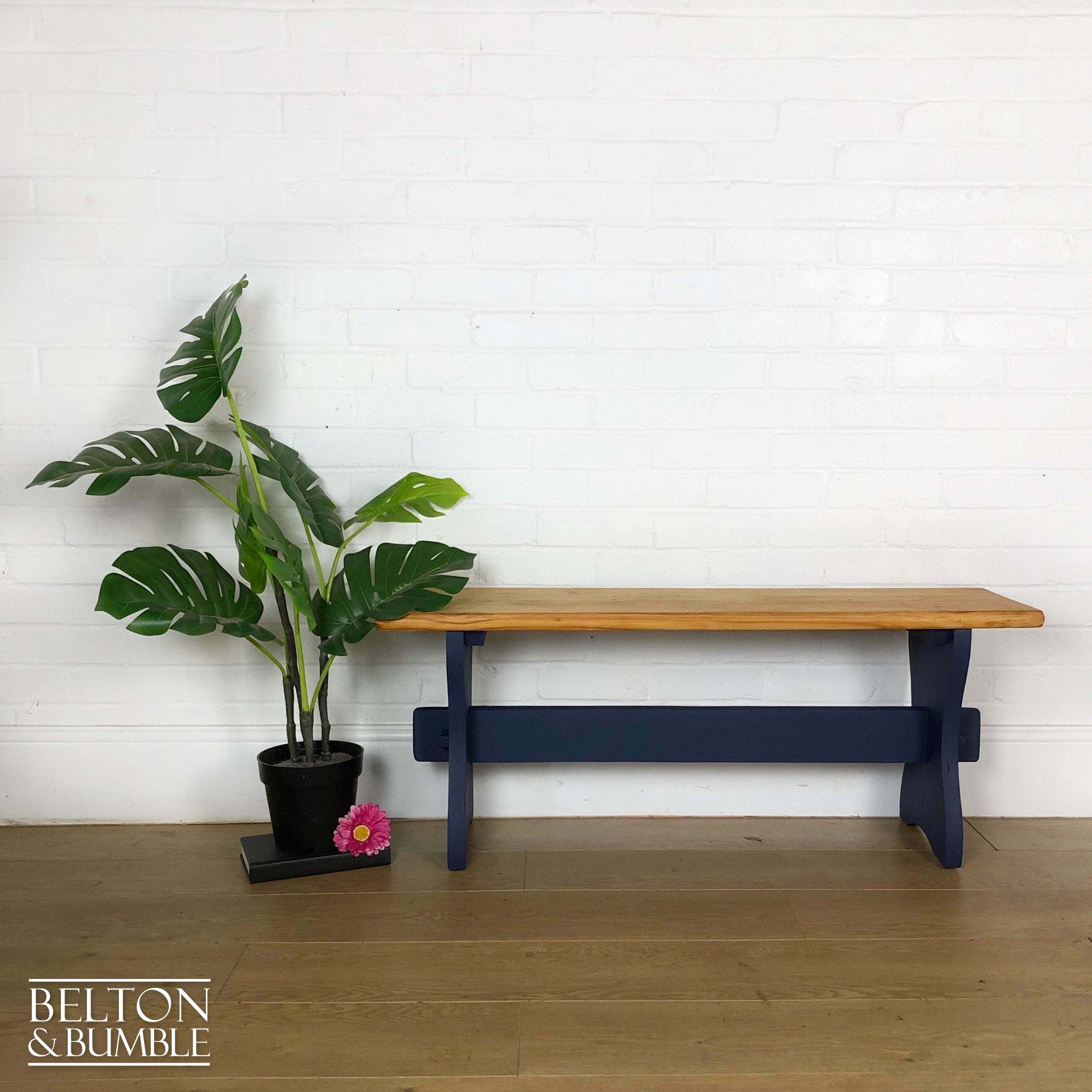 Pine Bench for Hallway or Dining Table-Belton & Bumble