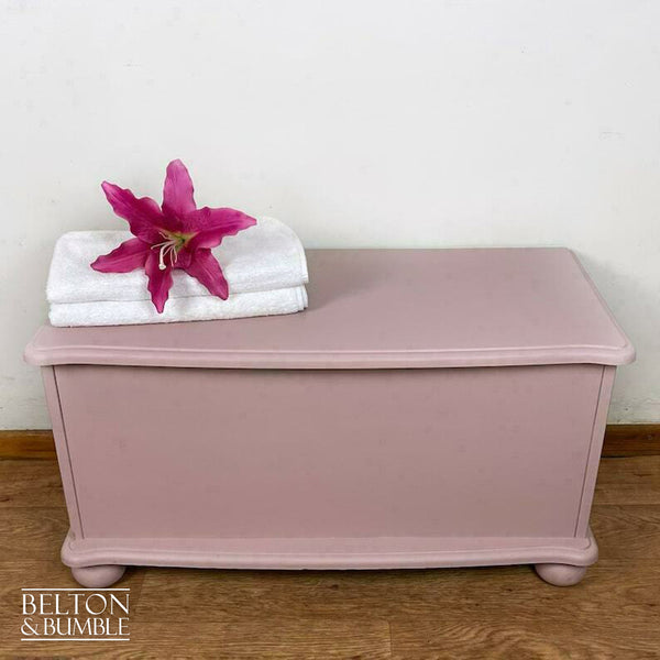 Blanket Storage Box in Pale Pink-Belton & Butler