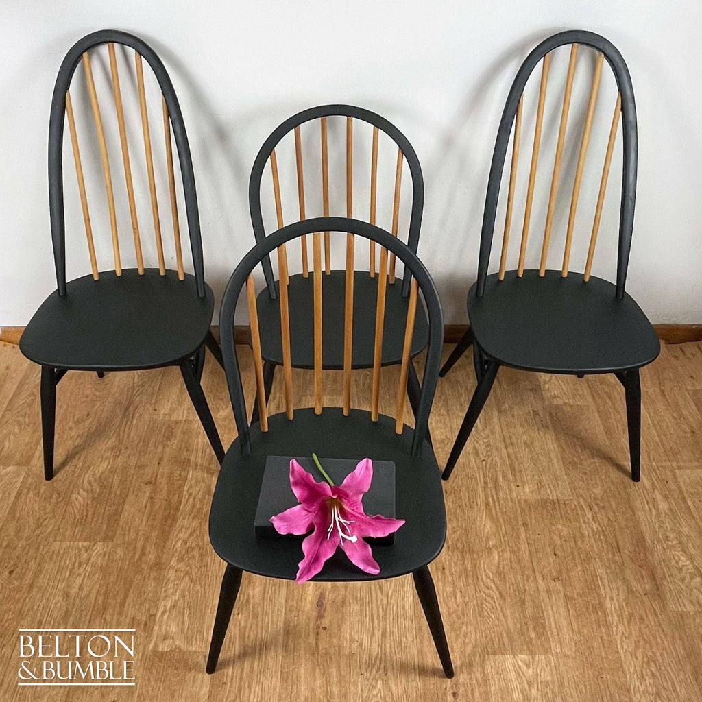 Set of 4 Ercol Windsor Chairs-Belton & Bumble