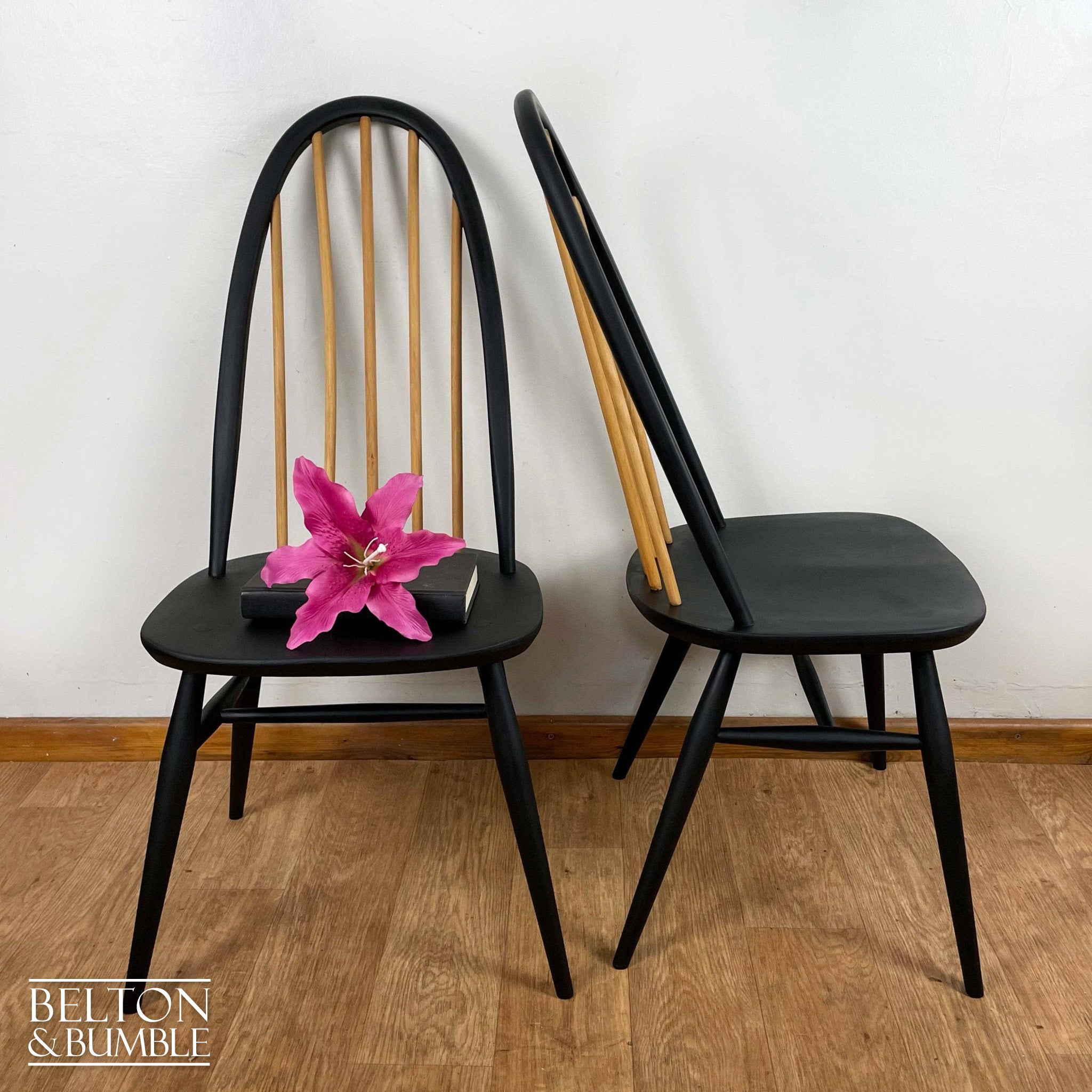 Set of 4 Ercol Windsor Chairs-Belton & Bumble