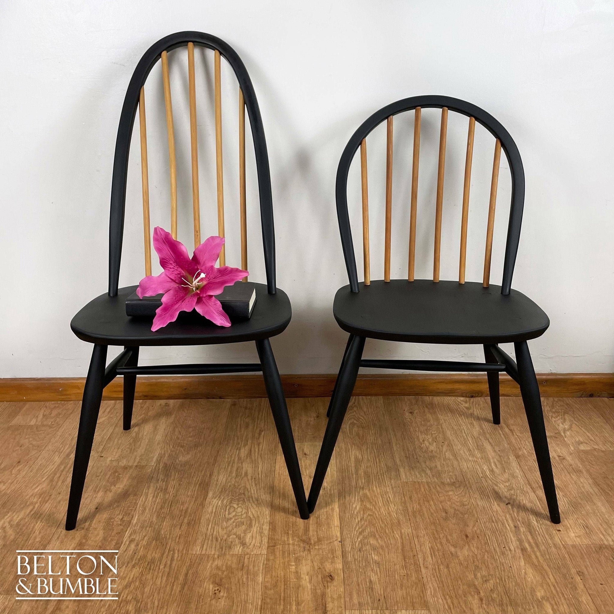 Set of 4 Ercol Windsor Chairs-Belton & Bumble