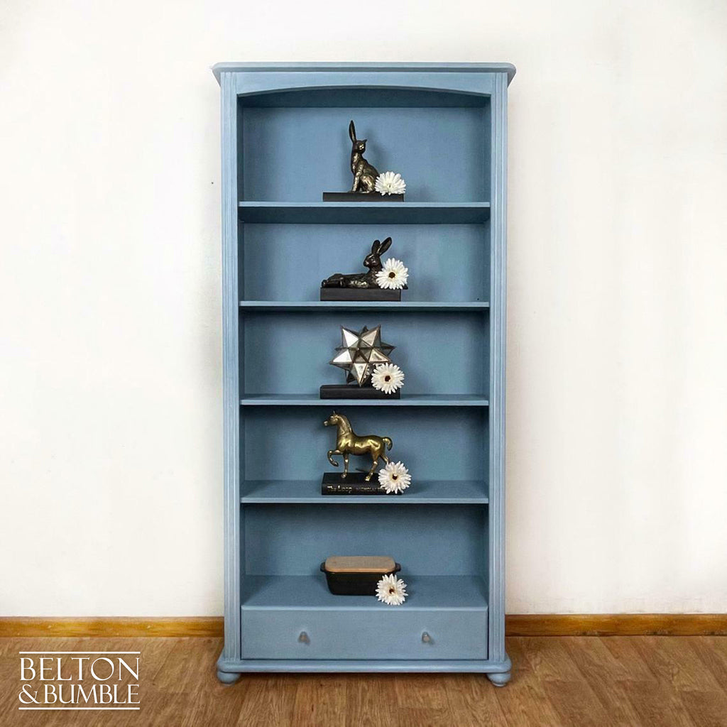 Tall Pine Bookcase in Pale Blue-Belton & Bumble