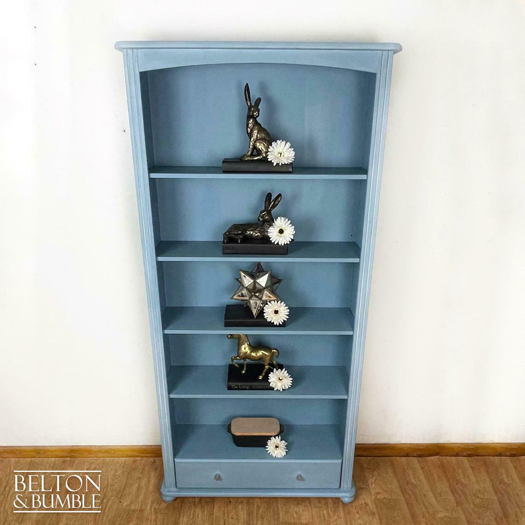 Tall Pine Bookcase in Pale Blue-Belton & Bumble