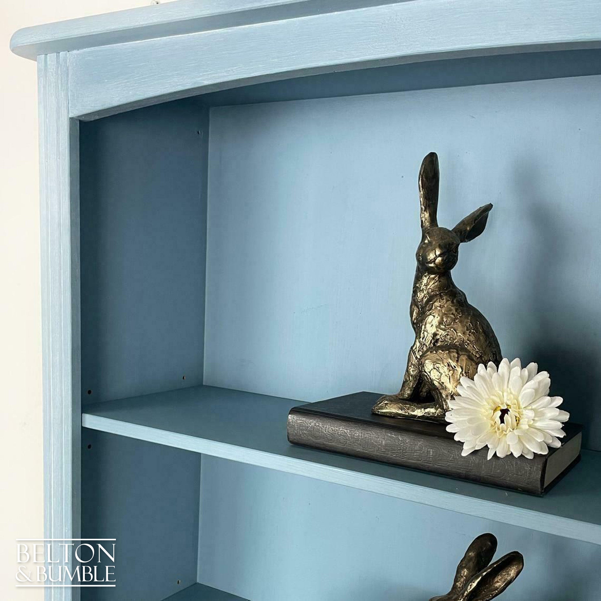 Tall Pine Bookcase in Pale Blue-Belton & Bumble