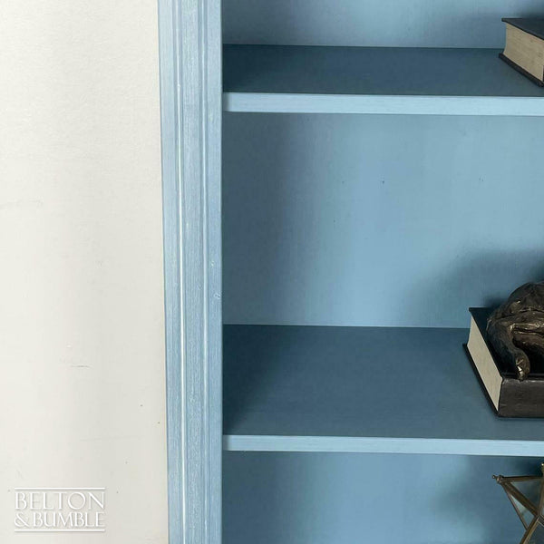 Tall Pine Bookcase in Pale Blue-Belton & Butler