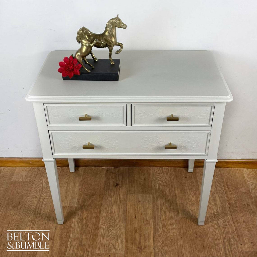 Three Drawer Chest of Drawers in Cream-Belton & Bumble