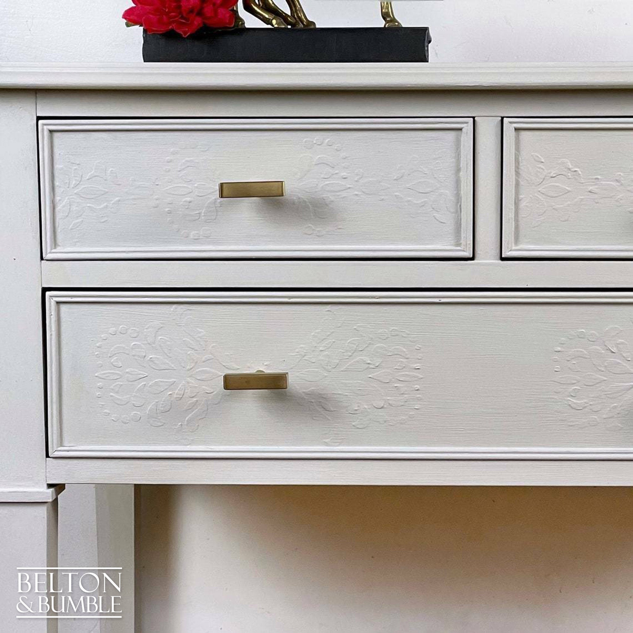 Three Drawer Chest of Drawers in Cream-Belton & Bumble