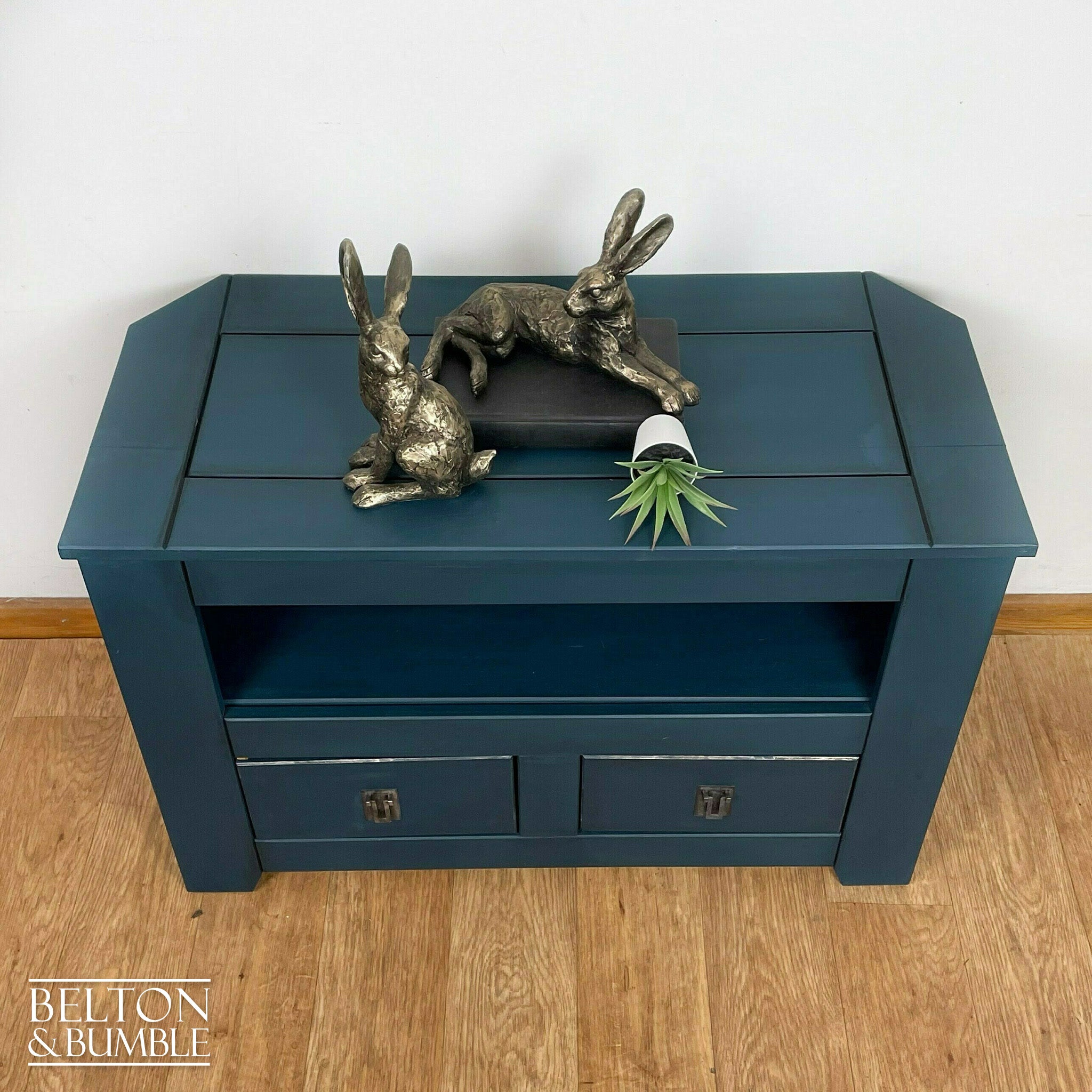TV or Media System Unit in Blue-Belton & Bumble
