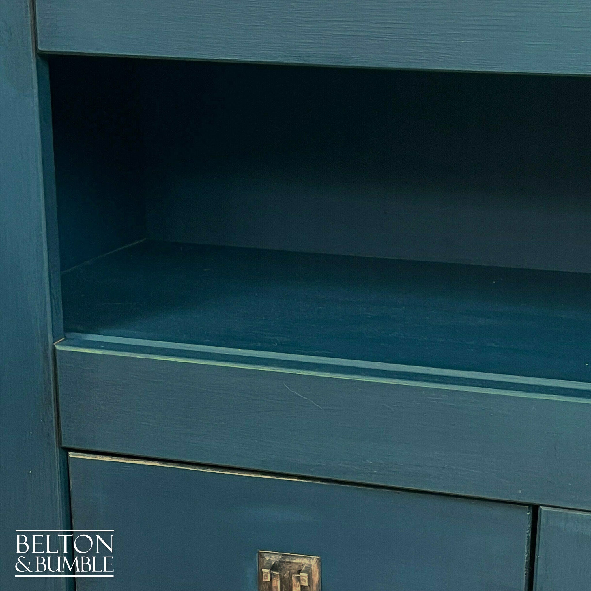 TV or Media System Unit in Blue-Belton & Bumble